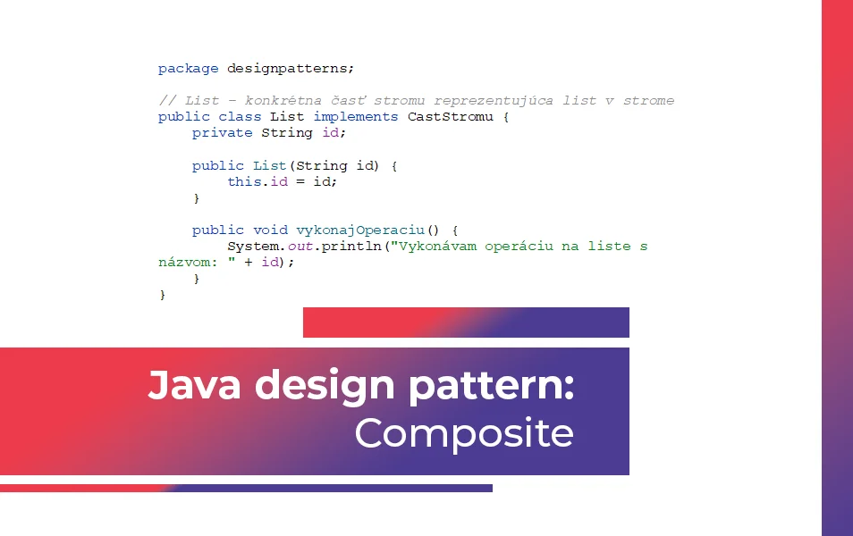 Návrhové vzory Java: Composite (design pattern)