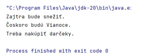Main is a client class that demonstrates the use of this design pattern and creates a Notes instance of a particular String type.