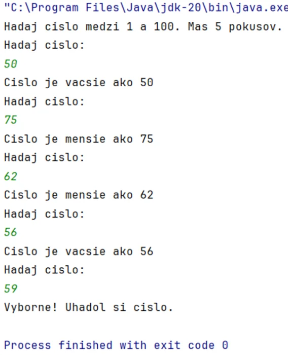 Programovanie hier pre začiatočníkov – ako naprogramovať hru v Java: Hádaj číslo